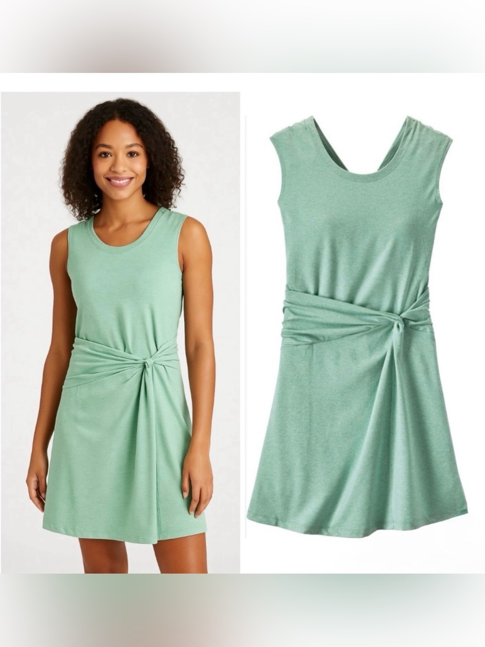 Patagonia Women's‎ Seabrook Twist Dress  Heather Green Casual
